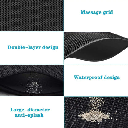 Waterproof Pet Litter Box Mat Protector