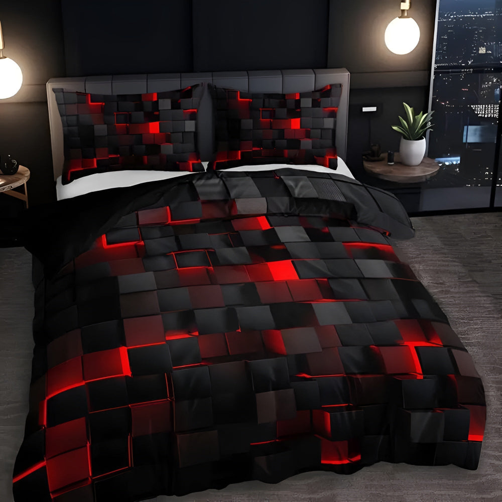 Vibrant Colorful Bedding Quilt Cover Set - Fesara