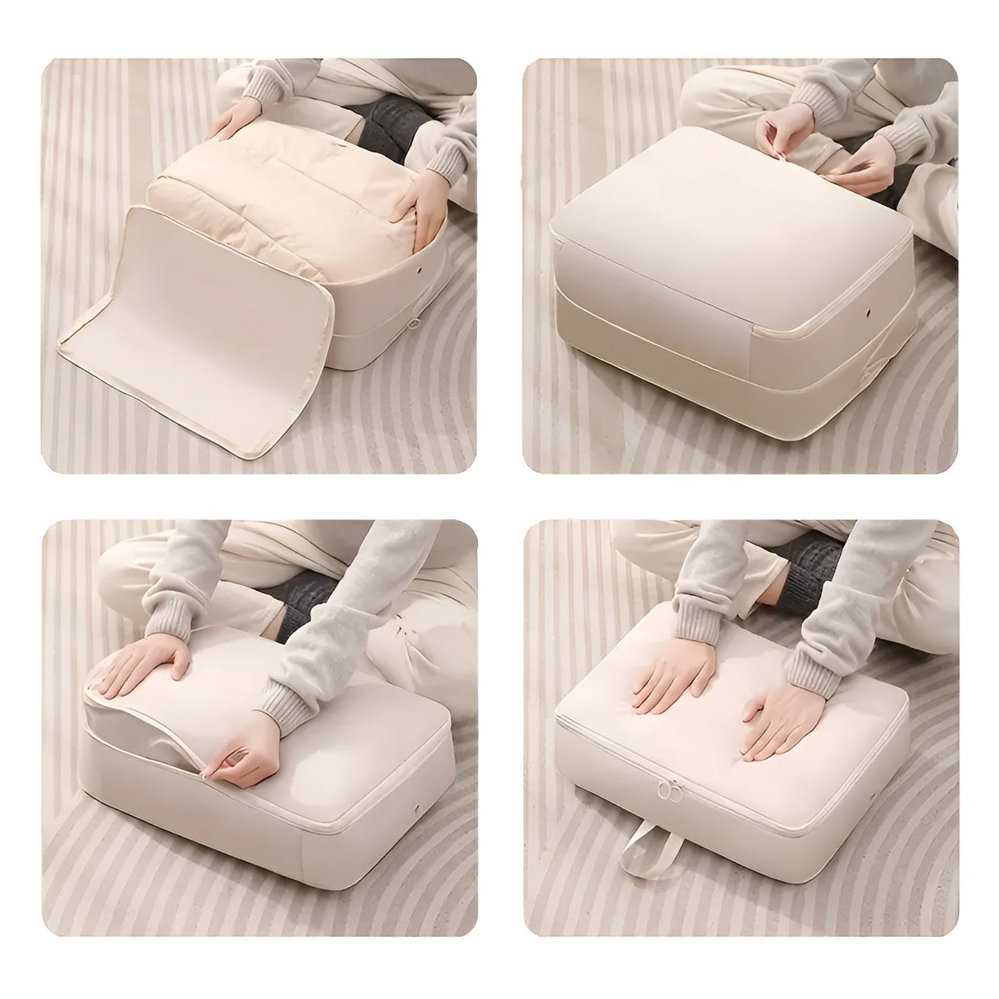 Space Saving Reusable Storage Bags for Home Organisation