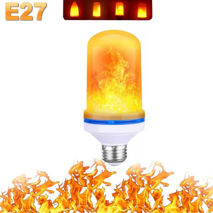 Colorful LED Flame Effect Party Lamp