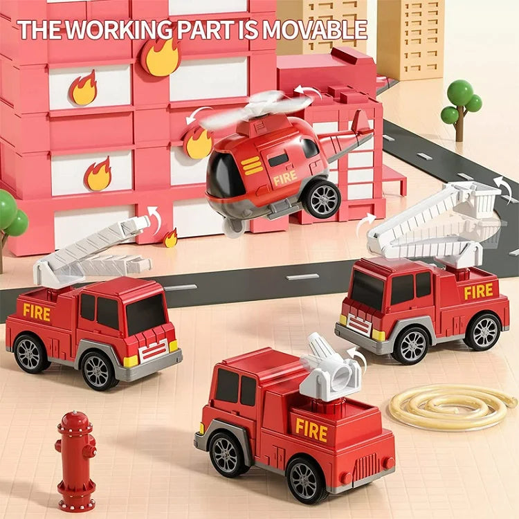 Fun Kids Toy Truck Set with Lights and Sounds