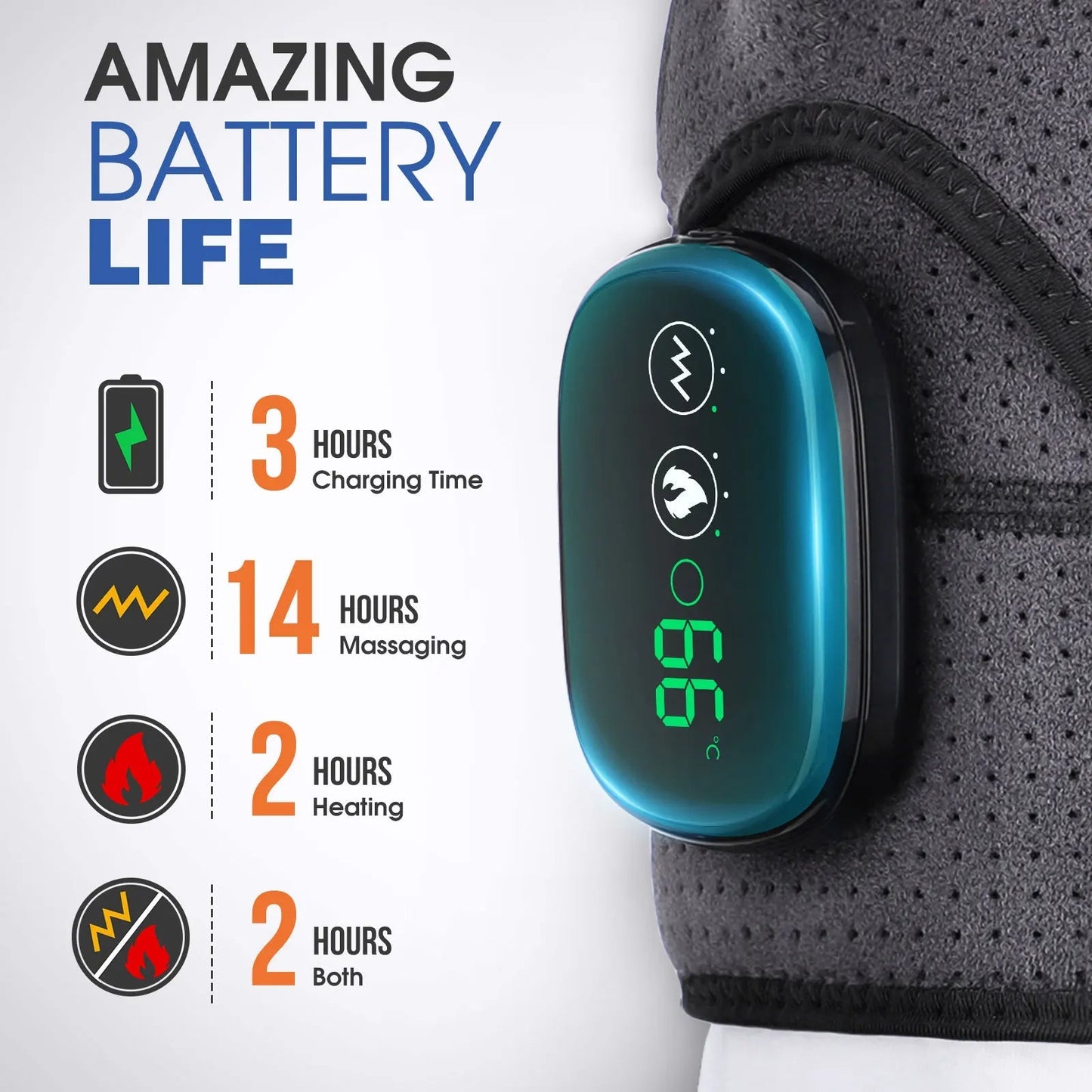 Relaxing Shoulder Massager with Heat and Vibration Therapy