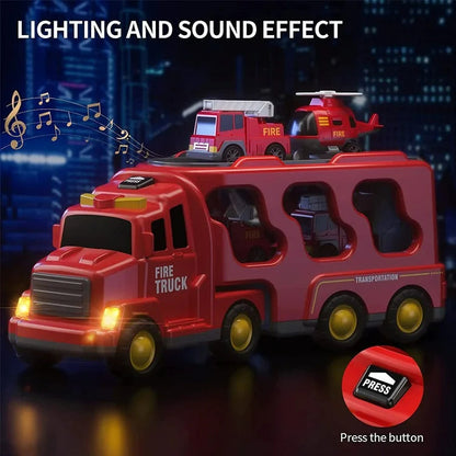 Fun Kids Toy Truck Set with Lights and Sounds