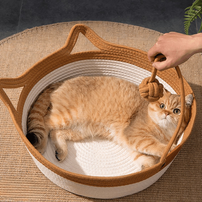 Calming Cat Bed for Relaxation