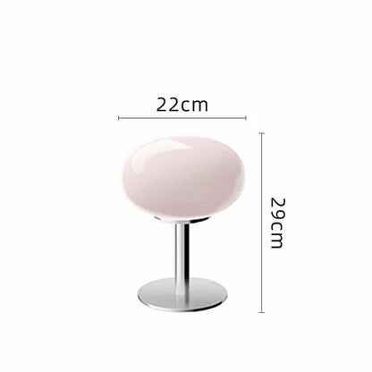 Elegant Glass Desk Lamp - Soft LED Light for Home
