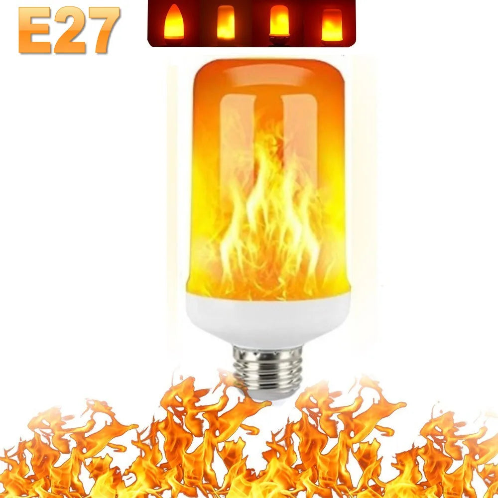 Colorful LED Flame Effect Party Lamp