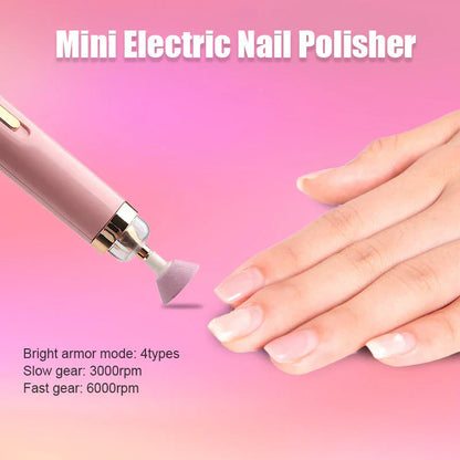 Compact 5-in-1 Nail Drill Kit with LED Light