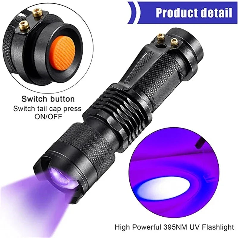 Powerful UV Detection Flashlight for Pet Stain Removal