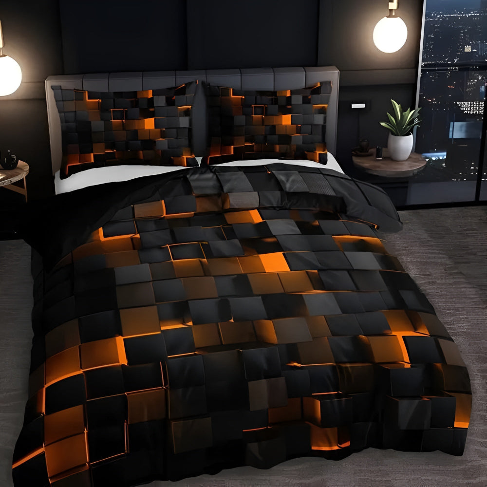 Vibrant Colorful Bedding Quilt Cover Set