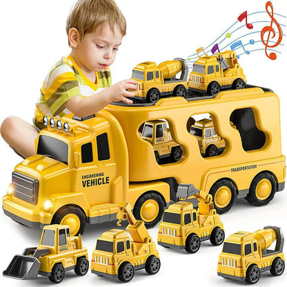 Fun Kids Toy Truck Set with Lights and Sounds