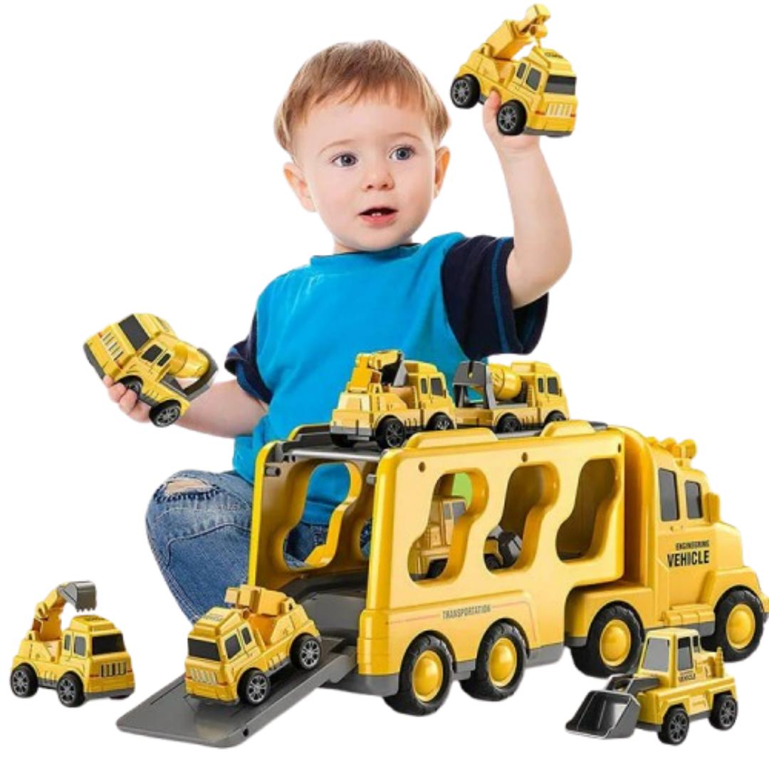Fun Kids Toy Truck Set with Lights and Sounds - Fesara