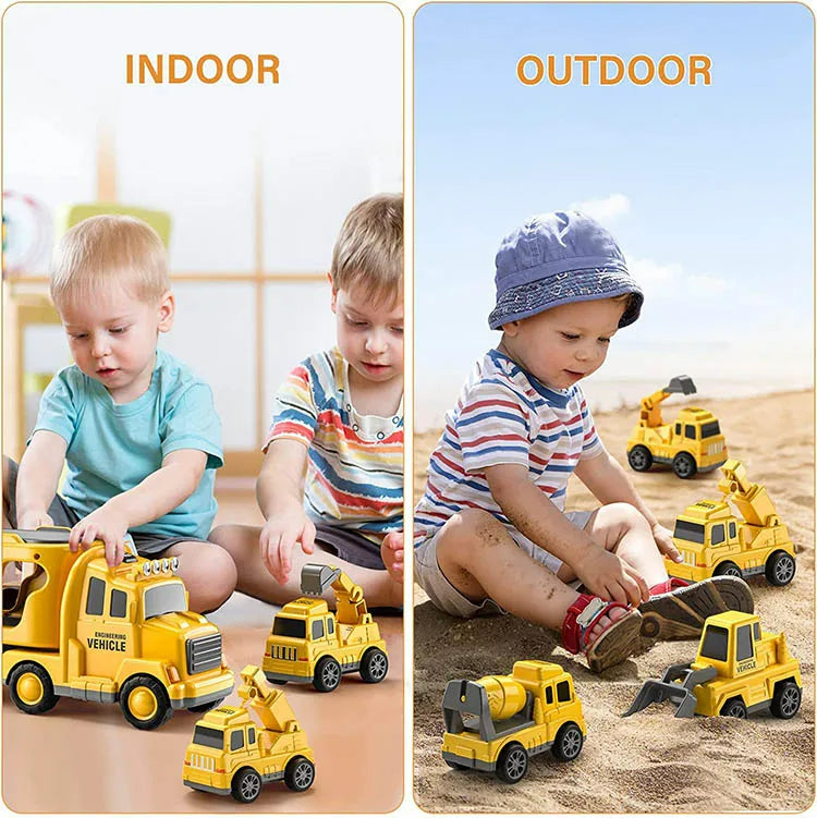 Fun Kids Toy Truck Set with Lights and Sounds