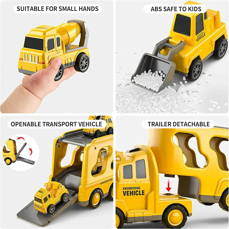Fun Kids Toy Truck Set with Lights and Sounds
