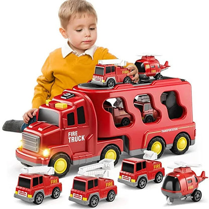Fun Kids Toy Truck Set with Lights and Sounds