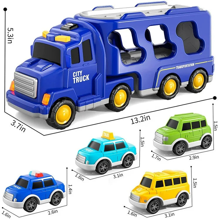 Fun Kids Toy Truck Set with Lights and Sounds