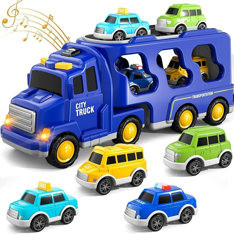 Fun Kids Toy Truck Set with Lights and Sounds