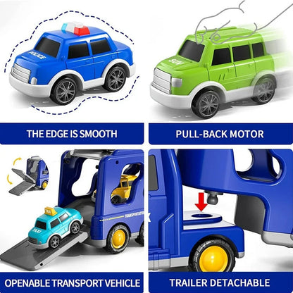 Fun Kids Toy Truck Set with Lights and Sounds