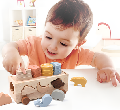Colorful Kids Silicone Stacking Blocks Toy