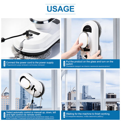 Automatic Remote Control Window Vacuum Cleaner