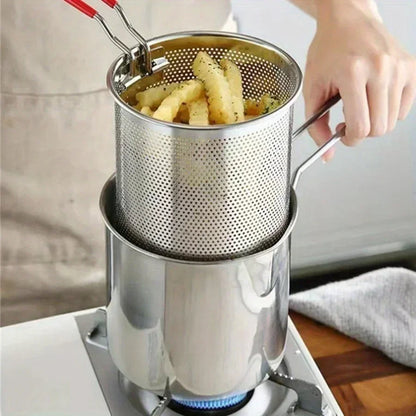 Large Electric Fryer With Basket