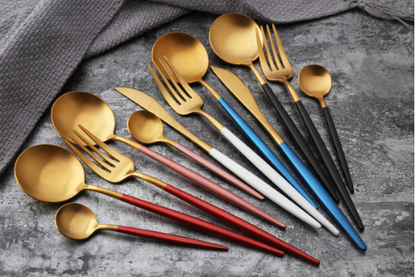 Elegant 24-Piece Silverware Set for Fine Dining