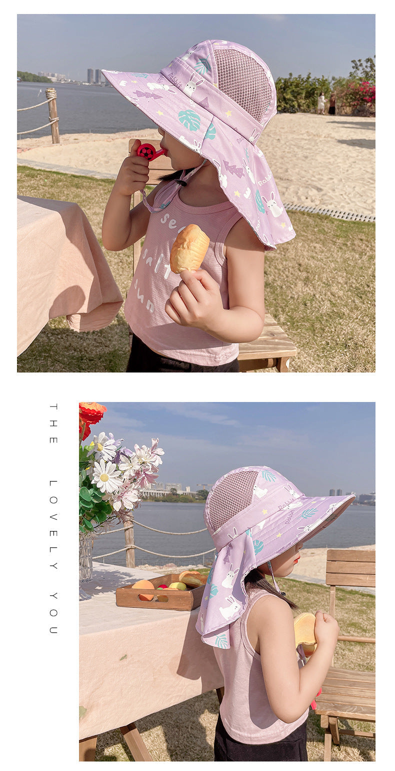 Kids UV Protective Sun Hat with Adjustable Strap