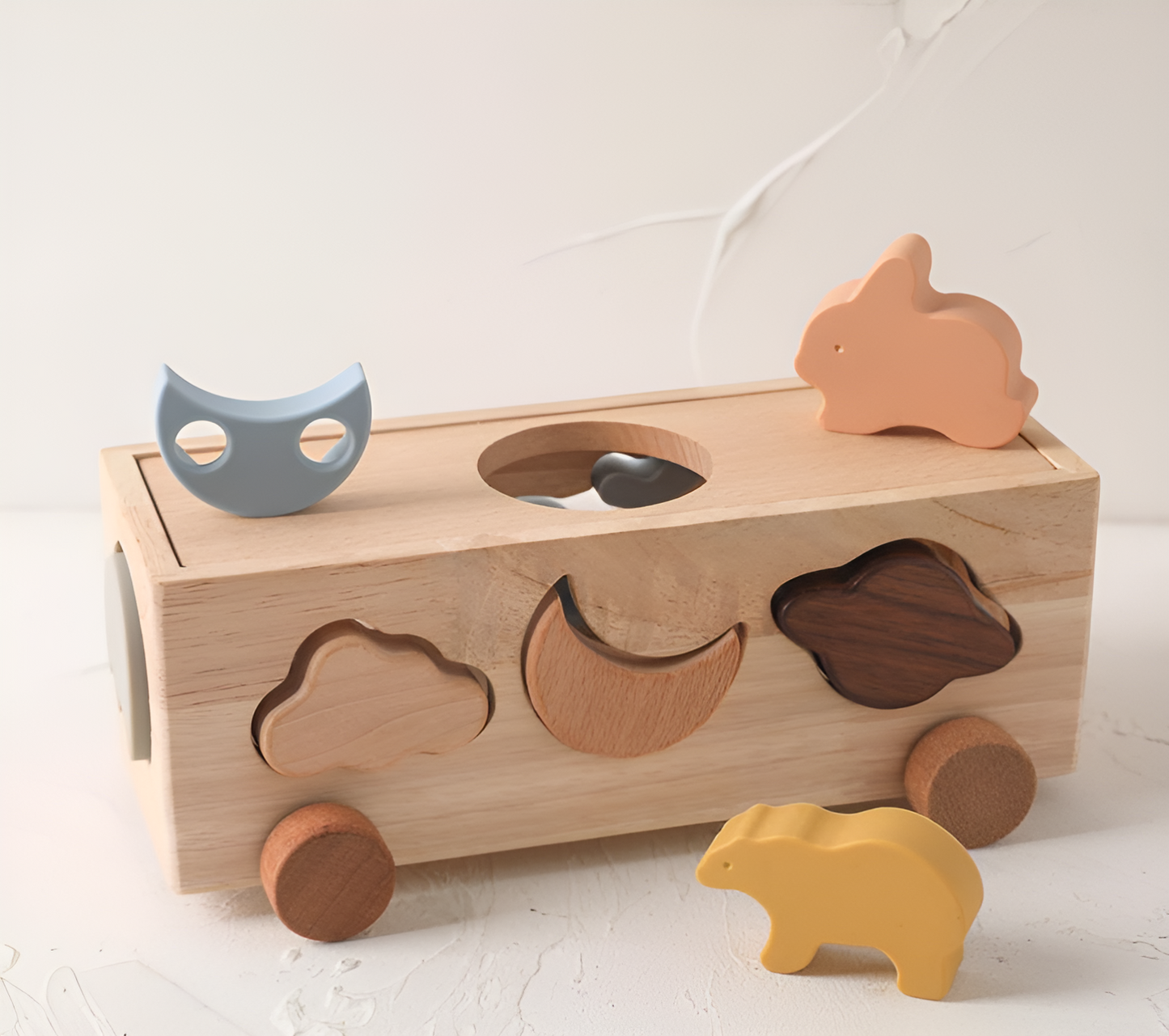 Colorful Kids Silicone Stacking Blocks Toy