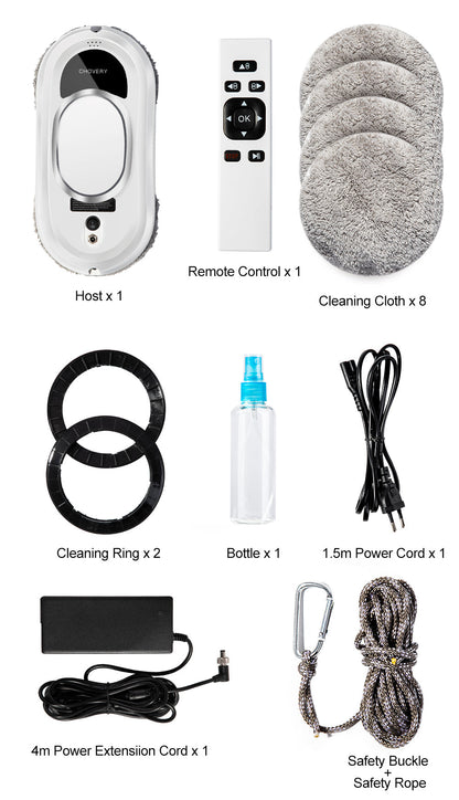 Automatic Remote Control Window Vacuum Cleaner
