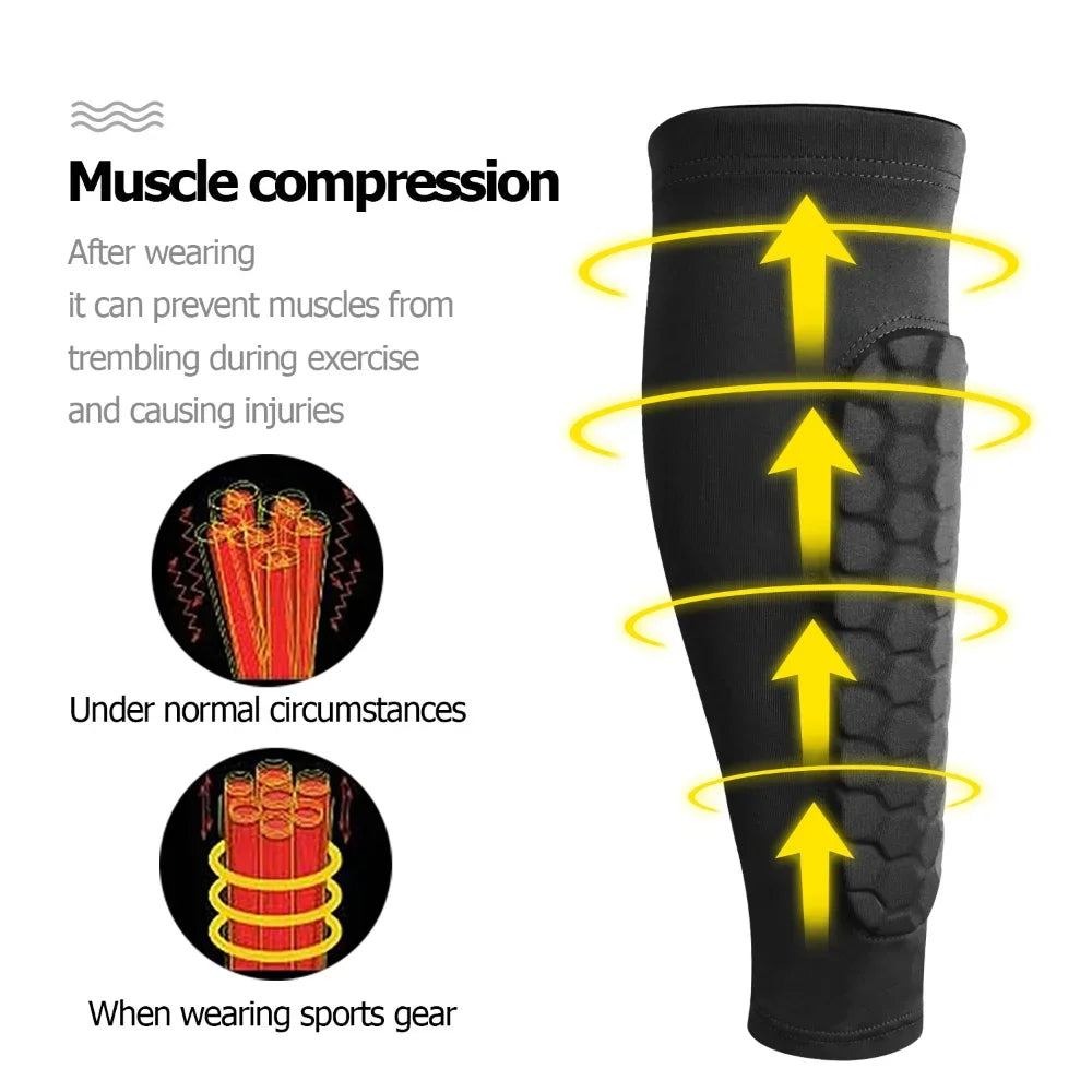 Lightweight Protective Shin Guards with Airflow Design