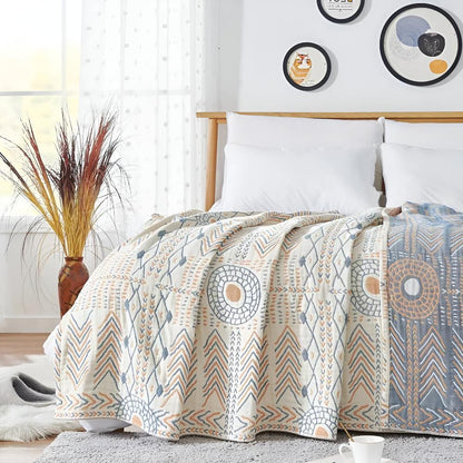 Soft Plush Reversible Throw Blanket - Fesara