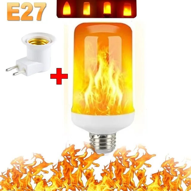 Colorful LED Flame Effect Party Lamp