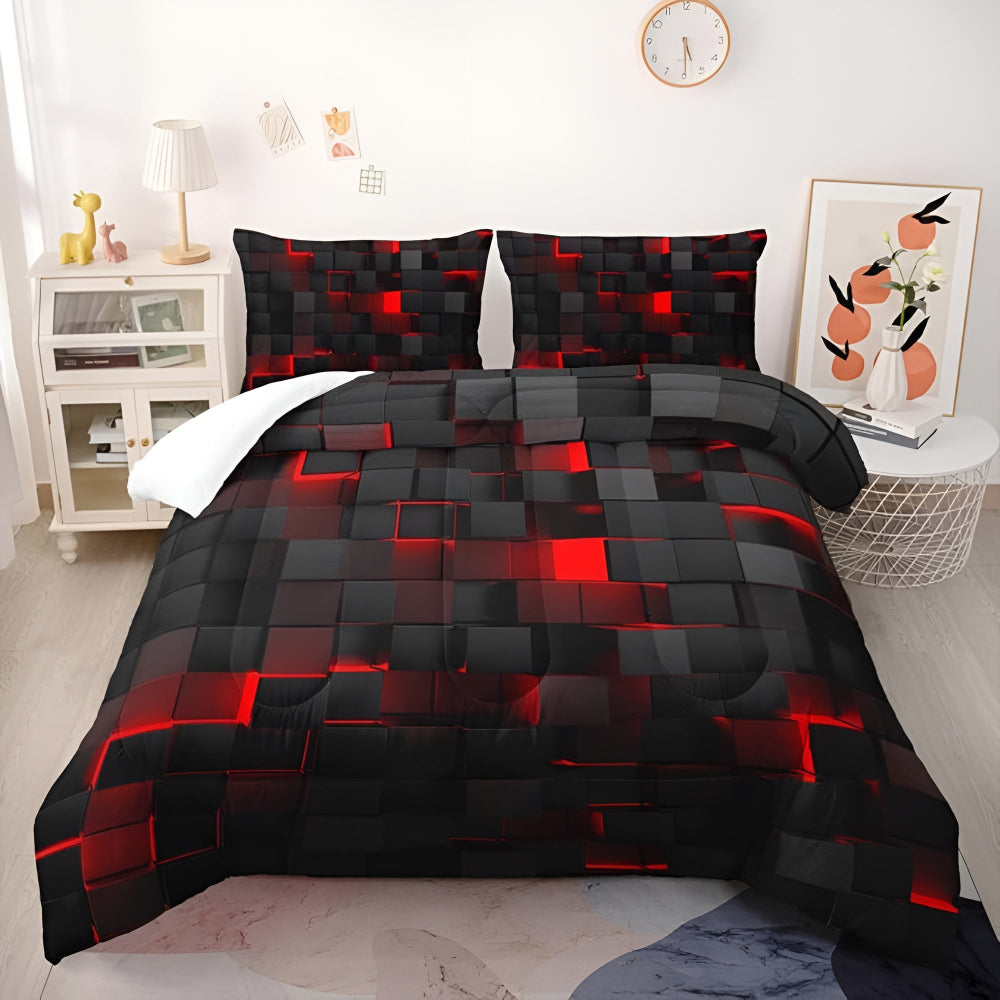 Vibrant Colorful Bedding Quilt Cover Set