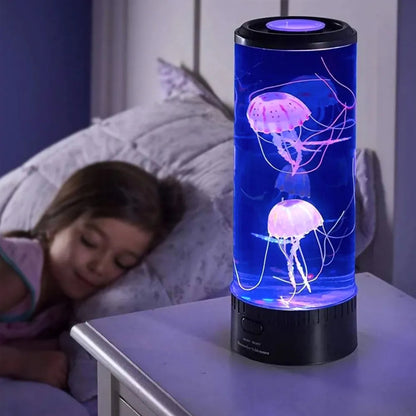 Soothing Ocean Glass Table Lamp - Fesara