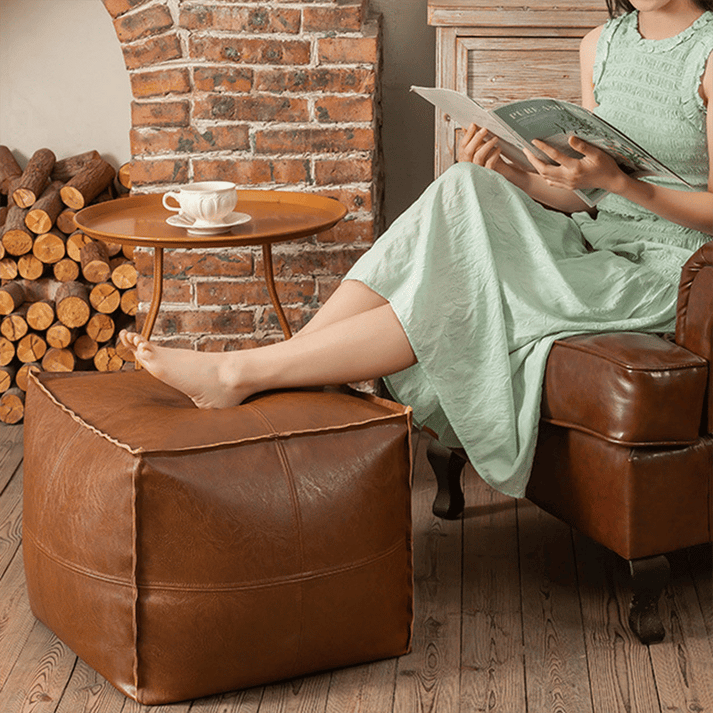 Hidden Storage Ottoman Seat