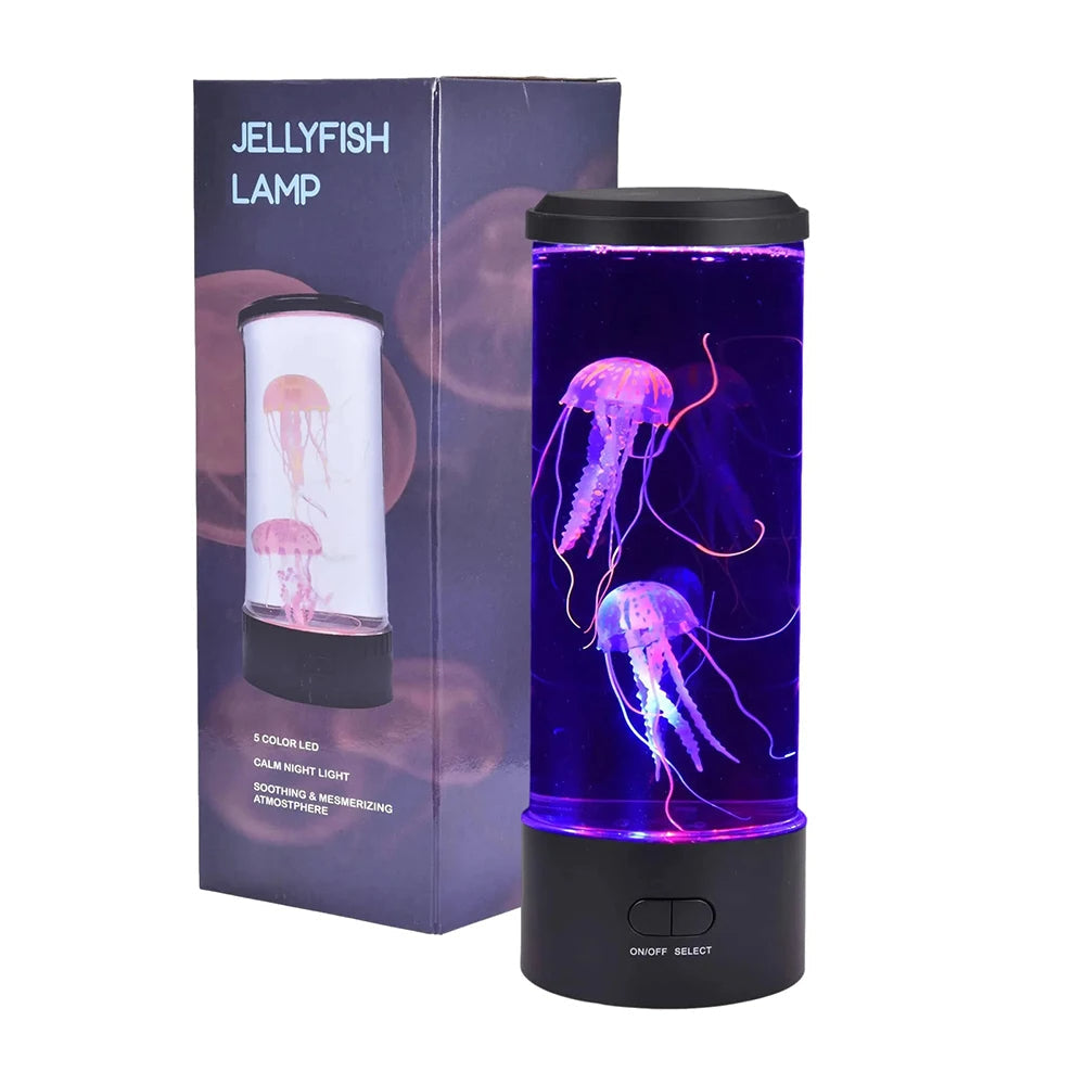 Soothing Ocean Glass Table Lamp