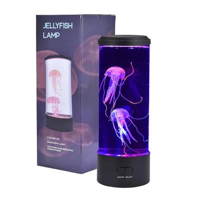 Soothing Ocean Glass Table Lamp
