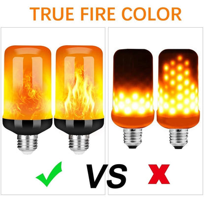 Colorful LED Flame Effect Party Lamp