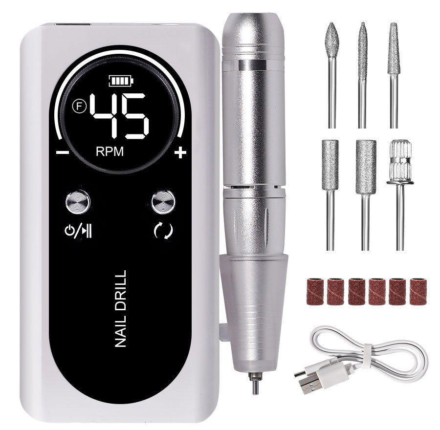 Compact Rechargeable Nail Drill for Acrylic Nails