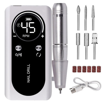 Compact Rechargeable Nail Drill for Acrylic Nails