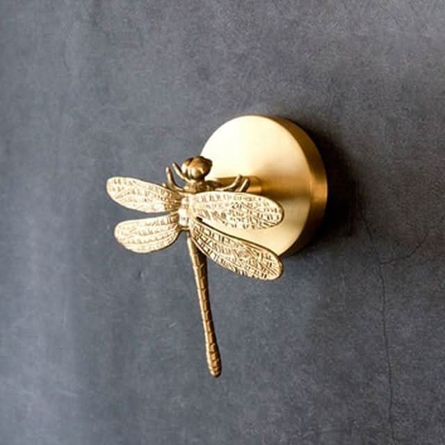 Stylish Animal Shaped Wall Hook Rack with Gold Finish