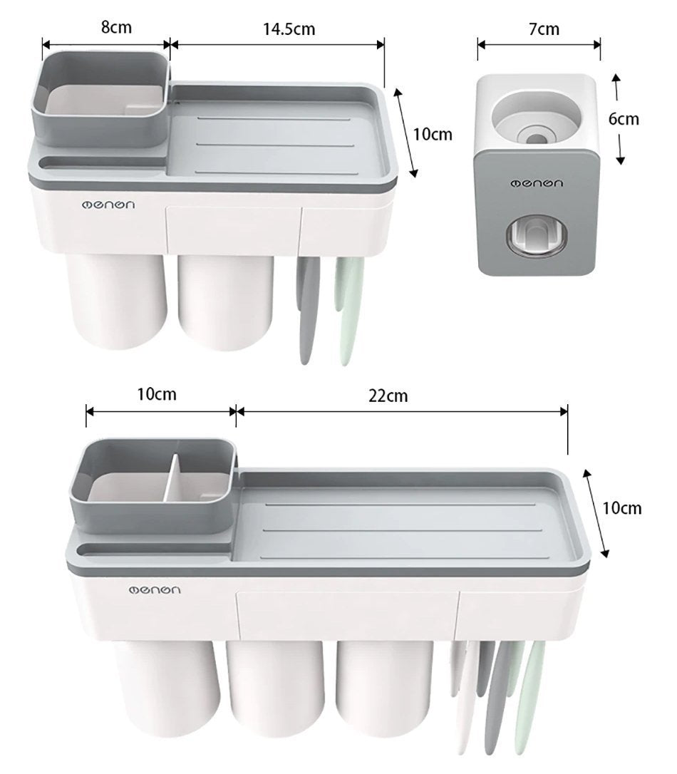 Easy Install Bathroom Organizer Set