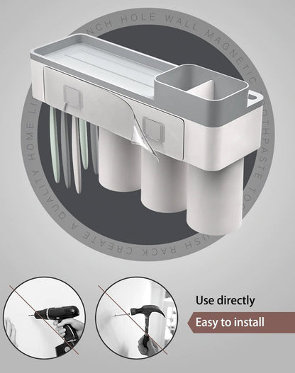 Easy Install Bathroom Organizer Set