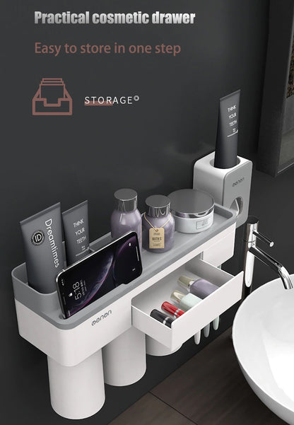 Easy Install Bathroom Organizer Set