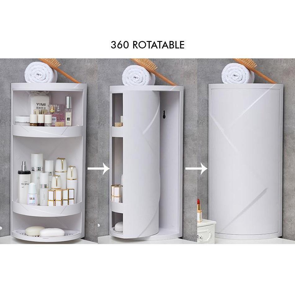 Easy Install 360 Degree Corner Shelf
