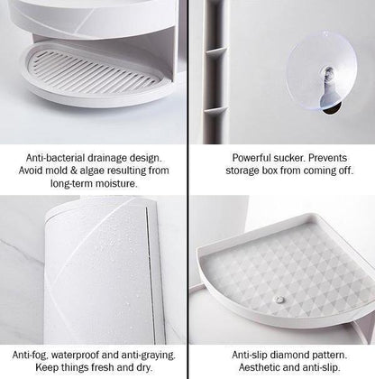 Easy Install 360 Degree Corner Shelf