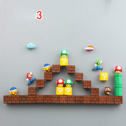 Fun Mario Fridge Magnets for Gamers - Home Decor