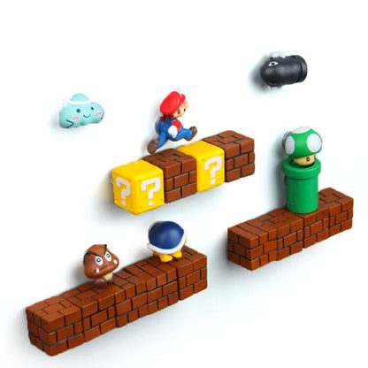 Fun Mario Fridge Magnets for Gamers - Home Decor