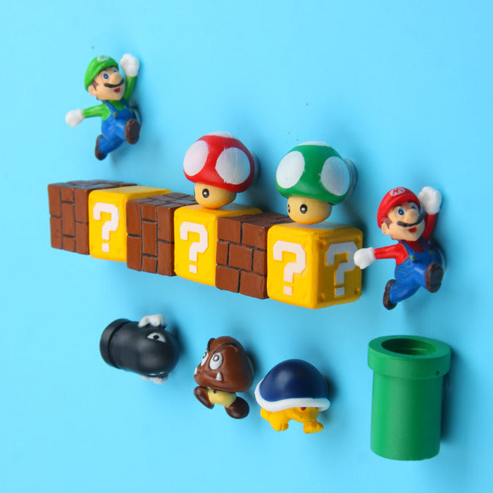 Fun Mario Fridge Magnets for Gamers - Home Decor