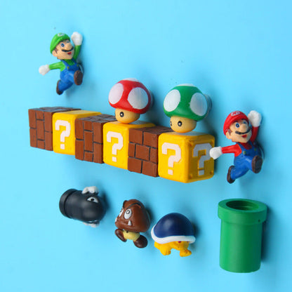 Fun Mario Fridge Magnets for Gamers - Home Decor