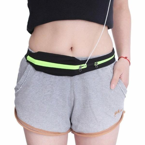Sports Dual Pouch Waist Belt